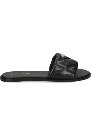 Coach Flip flops con placa del logo