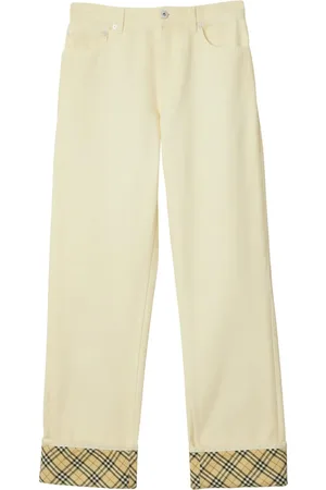 Burberry Jeans con detalle de cuadros