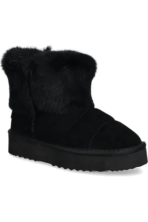 Patrizia Pepe Girl Botas con ribete de piel artificial