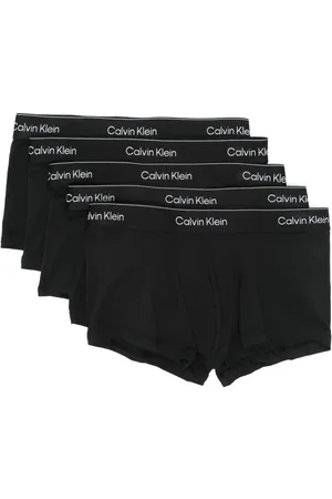 Calvin Klein Set de cinco piezas de ropa interior con logo en la pretina