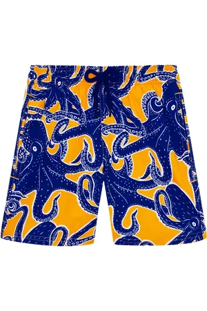 Vilebrequin Shorts de playa con pulpos estampados