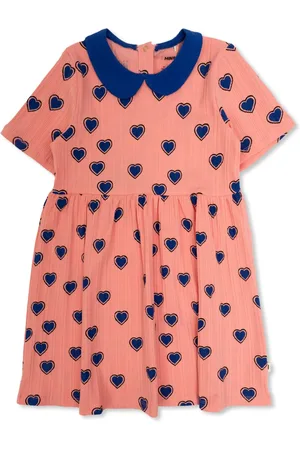 Mini Rodini Vestido con corazones estampados
