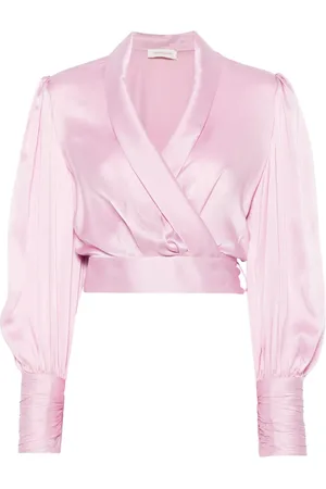 ZIMMERMANN Top de seda cruzado
