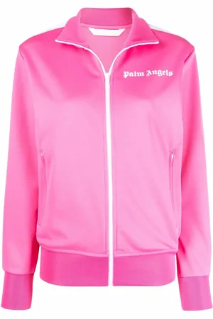 Palm Angels Chamarra deportiva con logo estampado