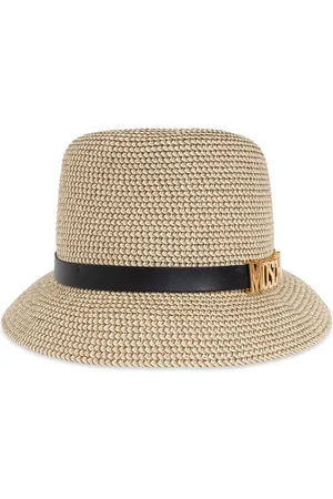 Moschino Sombrero con placa del logo