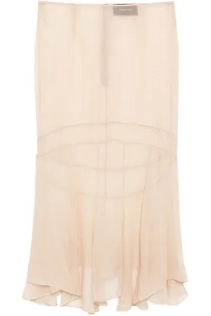 Simone Rocha Falda midi con múltiples costuras