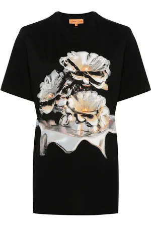 STINE GOYA Playera con estampado floral