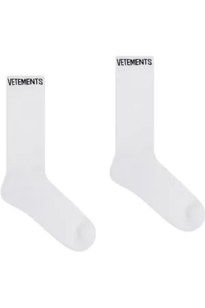 Vetements Calcetines tejidos con logo en intarsia