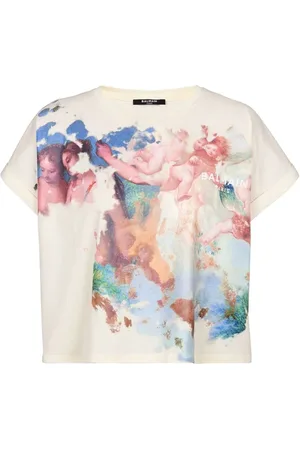 Balmain Playera corta estampada