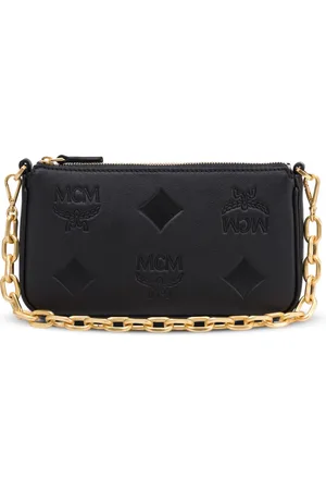 MCM Bolsa de hombro con logo en relieve
