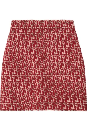 Burberry Falda con motivo B en jacquard