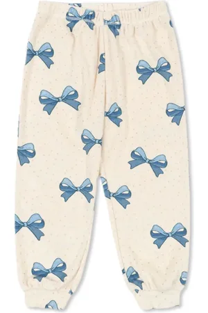 Konges Sløjd Pantalones con moños estampados
