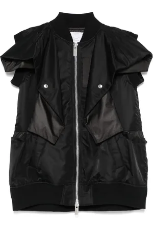 SACAI Chaleco drapeado