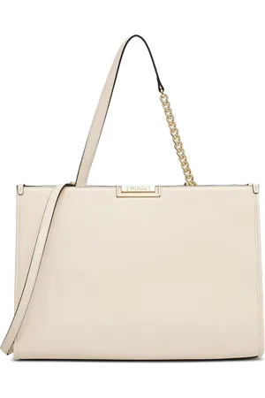 Twin-Set Tote con logo grabado