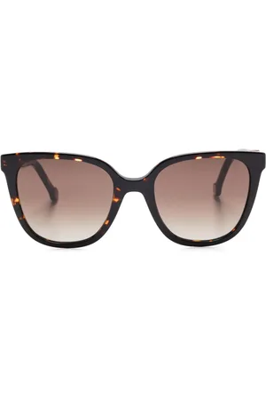 Carolina Herrera Lentes de sol con armazón estilo mariposa