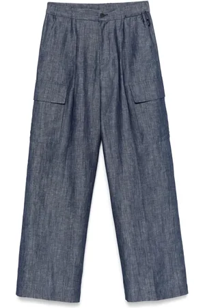 HEVO Pantalones cargo con diseño recto
