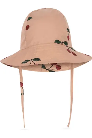 Konges Sløjd Sombrero de verano con cuadros estampados