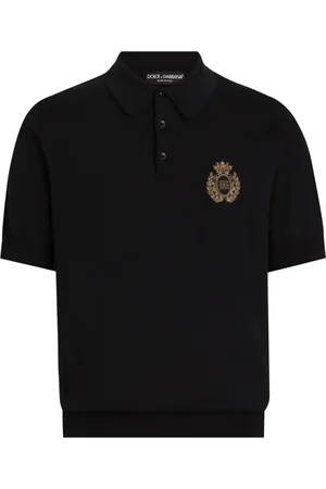 Dolce & Gabbana Playera tipo polo con logo bordado