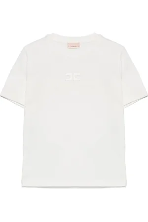Elisabetta Franchi Playera con logo bordado