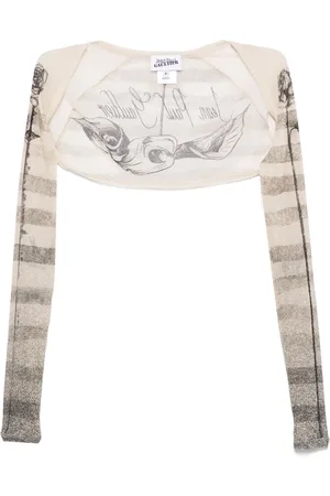 Jean Paul Gaultier Bolero con motivo de rayas