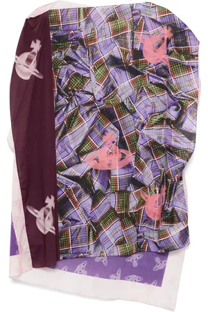 Vivienne Westwood Top de playa Tartan Orb