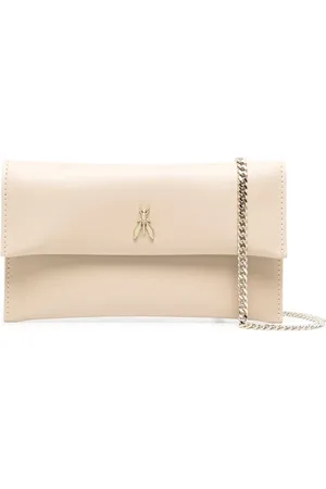 Patrizia Pepe Bolsa crossbody con placa del logo