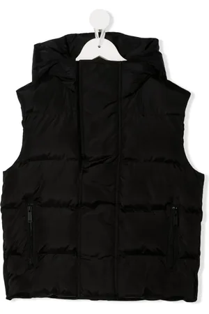 Dsquared2 Chaleco capitonado con capucha y logo