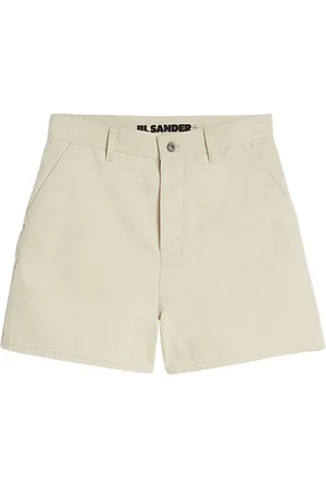 Jil Sander Shorts de mezclilla con tiro alto