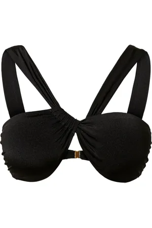 Twin-Set Top de bikini estilo bandeau