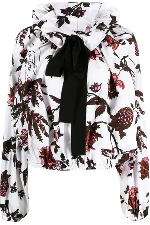 Patou Blusa con estampado floral y detalle de moño