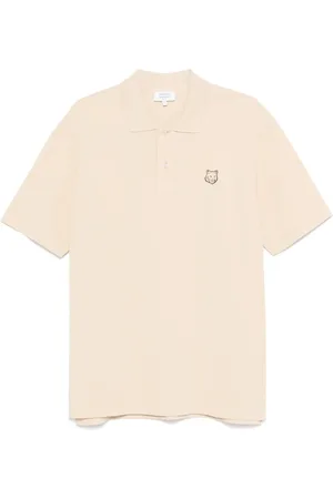 Maison Kitsuné Playera tipo polo con parche Bold Fox Head