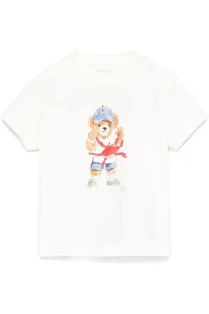 Ralph Lauren Playera con motivo Polo Bear