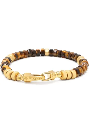 Nialaya Pulsera con motivo de ojo de tigre