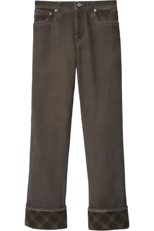 Burberry Jeans con detalle de cuadros