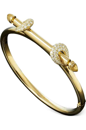 Ananya Pulsera Chakra Icon en oro amarillo de 18kt con diamantes