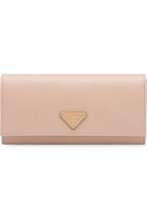 Prada Cartera con logo de piel Saffiano