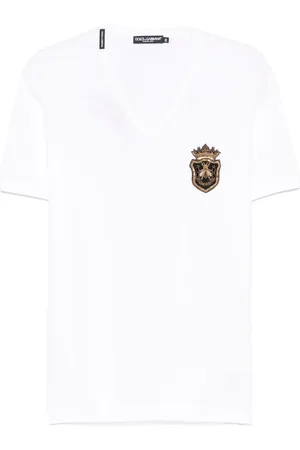 Dolce & Gabbana Playera con bordado heráldico