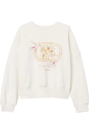 Twin-Set Sudadera con estampado Hummingbird