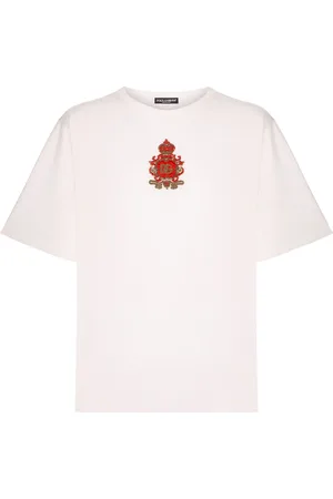 Dolce & Gabbana Playera con parche heráldico