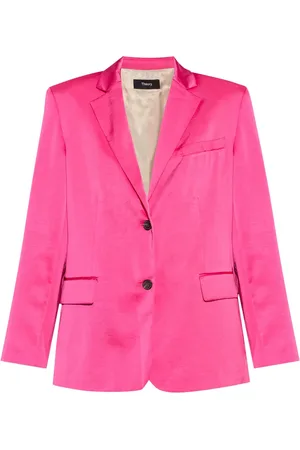 THEORY Blazer con acabado satinado