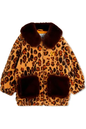 Mini Rodini Chamarra con estampado de leopardo