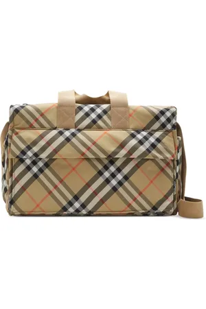 Burberry Pañalera con motivo de cuadros