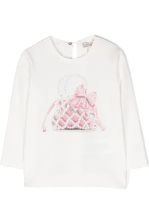MONNALISA Playera con bolsa de mano estampada