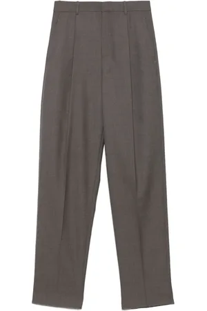 Saint Laurent Pantalones con tiro alto