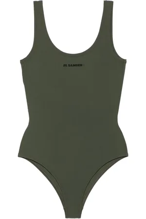 Jil Sander Traje de baño con logo estampado
