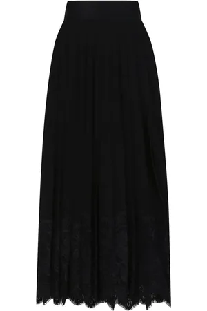 Dolce & Gabbana Vestido midi con encaje floral