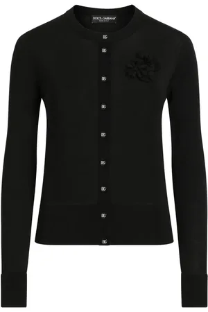 Dolce & Gabbana Cárdigan con aplique floral
