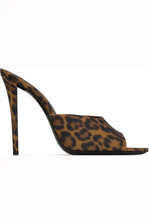 Saint Laurent Mules Goldie con tacón de 110mm