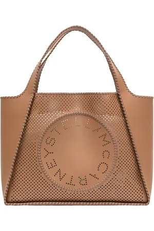 Stella McCartney Tote con logo perforado