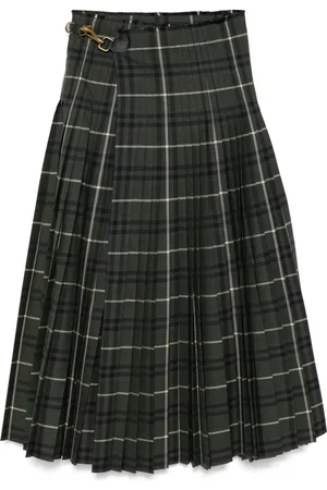 Burberry Falda larga con motivo Vintage Check